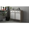 Komoda ROME 66305 2d2s hickory/bílá