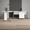 213539 4 rohovy psaci stul office 80400 304 bila silver grey