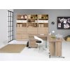 213545 5 rohovy psaci stul office 80400 304 dub sonoma silver grey