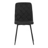 Židle jídelní černá látka AJZ136C