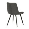 Židle jídelní šedá látka AJZ110S