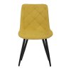 Židle jídelní žlutá látka AJZ110ZL