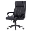 Židle kancelářská černá ekokůže AKZ186C