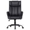 Židle kancelářská černá ekokůže AKZ186C