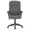 Židle kancelářská tmavě šedá látka AKZ187S