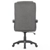 Židle kancelářská tmavě šedá látka AKZ187S