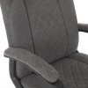 Židle kancelářská tmavě šedá látka AKZ187S