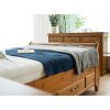 Postel z mořeného borovicového dřeva Toskánsko 180 cm-5