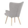 Křeslo ušák šedá látkaAKR121S
