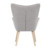 Křeslo ušák šedá látkaAKR121S