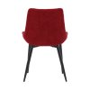 Jídelní židle červená látka AJZ145CE