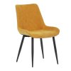 Jídelní židle žlutá látka AJZ145ZL