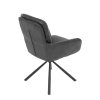 Jídelní židle šedá látka, otočná AJZ169Z