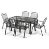 Zahradní jídelní kovový set pro 6 osob V126