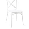 Stohovatelná židle, bílá, SAVITA