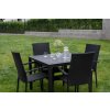 Zahradní malá ratanová sestava pro 4 osoby DT280 antracit
