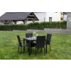Zahradní malá ratanová sestava pro 4 osoby DT280 antracit