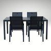 Venkovní zahradní set 150x90 pro 4 osoby DK302 antracit 2