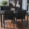 Venkovní zahradní set 150x90 pro 4 osoby DK302 antracit 3