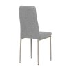 Židle jídelní šedá látka AJZ148ST