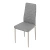 Židle jídelní šedá látka AJZ148ST