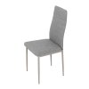 Židle jídelní šedá látka AJZ148ST