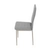 Židle jídelní šedá látka AJZ148ST