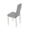 Židle jídelní šedá látka AJZ148ST
