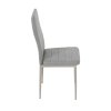 Židle jídelní šedá látka AJZ148ST