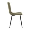 Židle jídelní zelená látka AJZ165Z