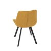 Židle jídelní žlutá látka AJZ173ZL