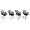 216141 3 designove kreslo t221 cerna set 4 ks