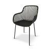 216141 4 designove kreslo t221 cerna set 4 ks