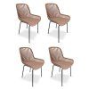 216147 8 designova zidle t221 ruzova set 4 ks