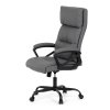 Kancelářská židle šedá ekokůže AKZ104S