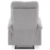 Relaxační křeslo světle šedá látka AKR103S