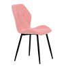 Židle jídelní růžová AJZ107R
