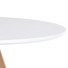 Jídelní stůl kulatý 70x70 bílý AJS106B
