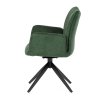 Židle jídelní zelená otočná AJZ103Z