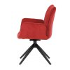 Židle jídelní červená otočná AJZ103CE