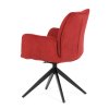 Židle jídelní červená otočná AJZ103CE