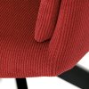 Židle jídelní červená otočná AJZ103CE