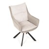 Židle jídelní krémová látka AJZ108K