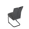 Židle jídelní taštičkové pružiny šedá látka AJZ109S
