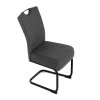 Židle jídelní taštičkové pružiny šedá látka AJZ109S
