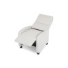 TV a relaxační křeslo manuální polohování manšestrová béžová látka AKR111BE