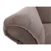 Křeslo ušák béžovošedá látka noha buk TKR100BS