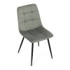 Židle jídelní zelená látka čtyřnohá podnož AJZ124Z