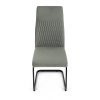 Židle jídelní zelená látka černý kov AJZ125Z
