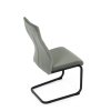 Židle jídelní zelená látka černý kov AJZ125Z